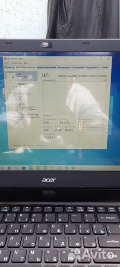 Ноутбук Acer aspire F15 core i3-5005U/12Gb/HDD1000