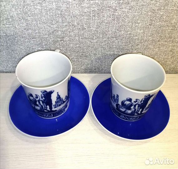 Кружки фарфор лфз Минин и Пожарский СССР