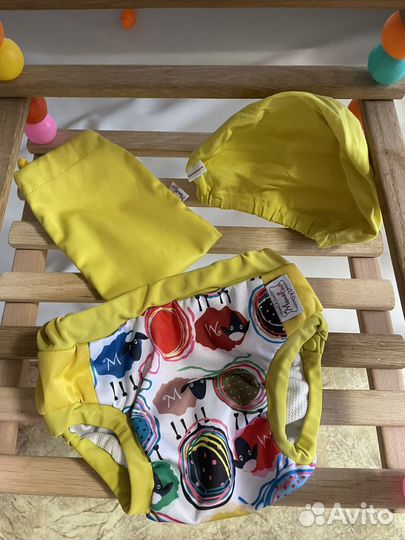 Многоразовый подгузник плавки для плавания 68-80