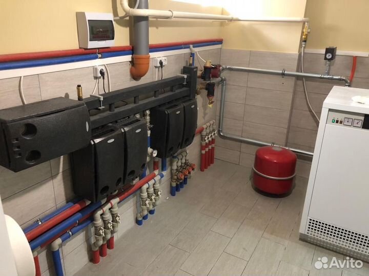 Отопление, водопровод, теплый пол, сантехника