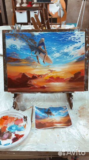 Картина маслом на холсте