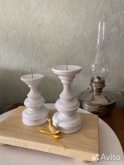 Подсвечник деревянный