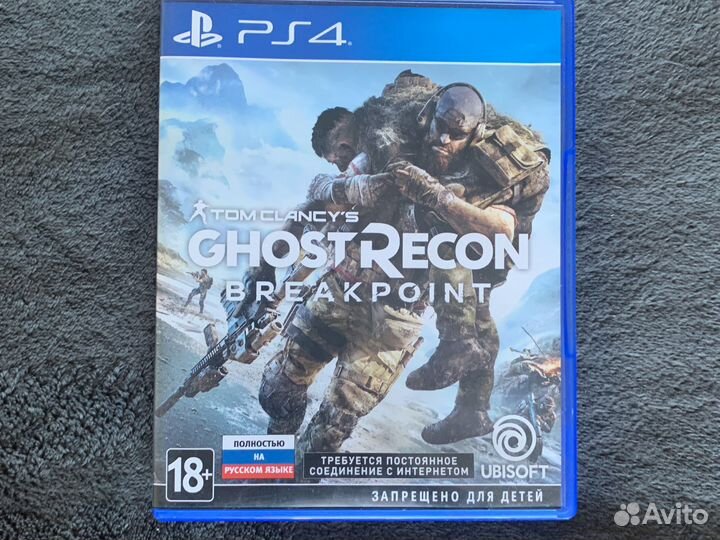 Игра для приставки ps 4 ghost recon break point