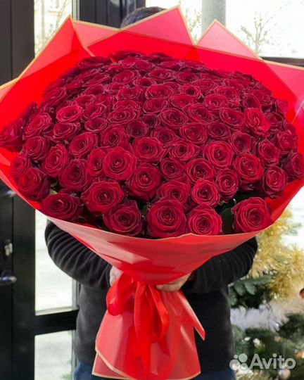 Цветы Розы Букет 25 55 75 105 роз. Доставка 24/7