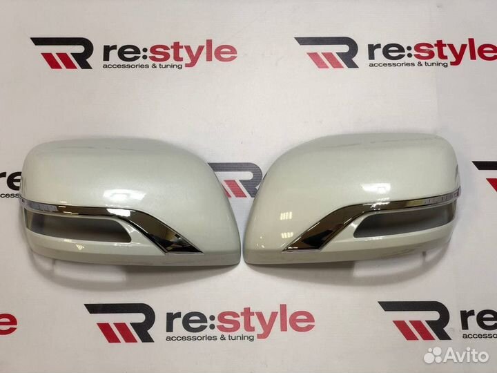 Накладки на зеркало Toyota Land Cruiser 200 12-20г