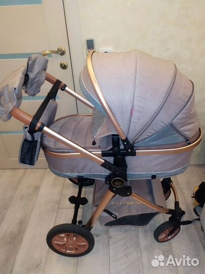 Коляска 2 в 1 luxmom