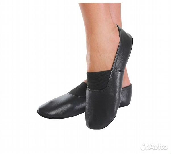 Туфли гимнастические черные размер 25