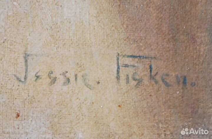 Антикварная картина, США, начало XX века