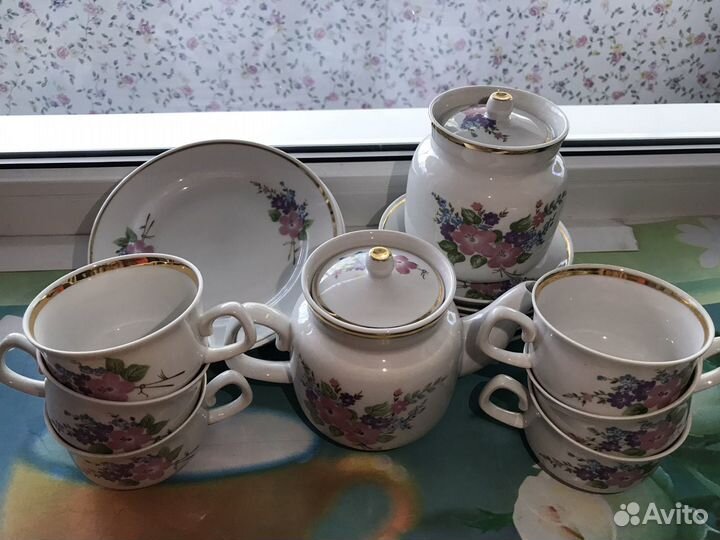 Чайный сервиз СССР 20 предметов