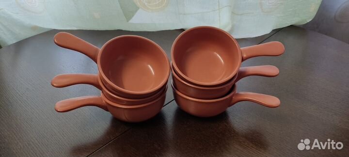 Кокотница-жульенница керамическая - 6 штук