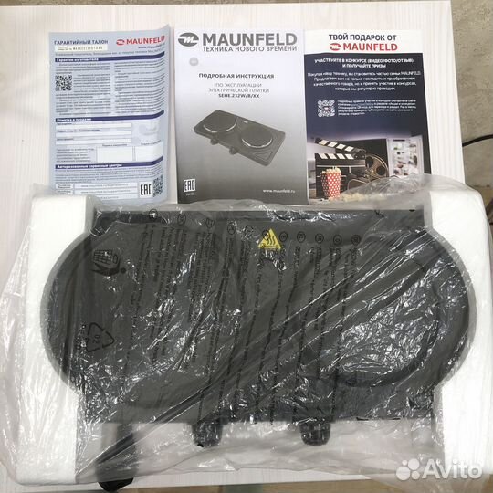 Электрическая настольная плита Maunfeld