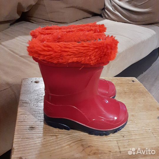Детские резиновые сапоги
