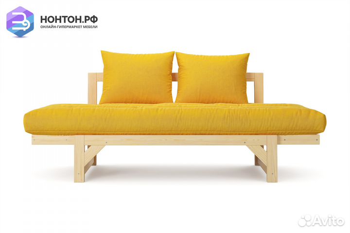 Диван кушетка Амбер желтый