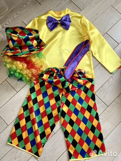 Детский костюм клоуна для детского сада