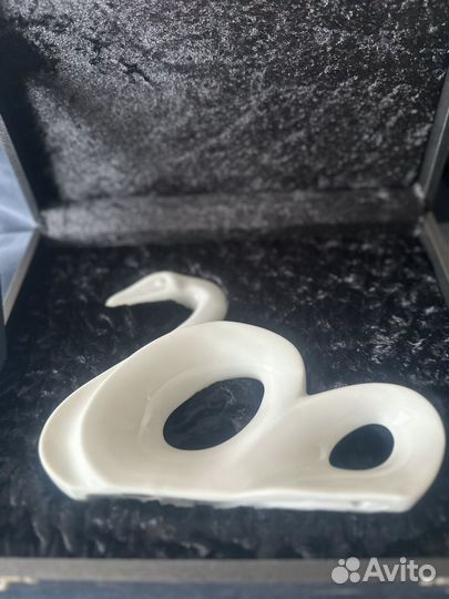 Чешский фарфор Статуэтка Змея