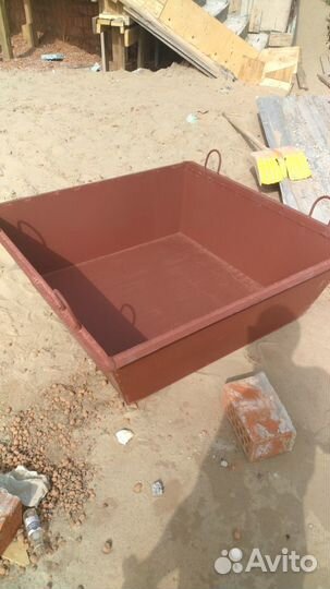 Ящик растворный 1 м3 (2000х1000х400мм)