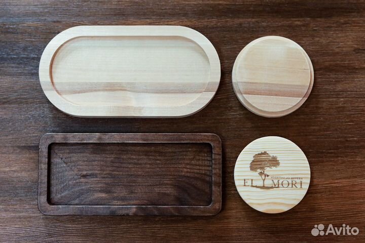 Крышки деревянные для свечей, подставки