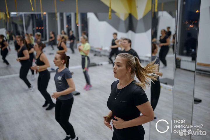 Годовой абонемент на фитнес в Goldflex