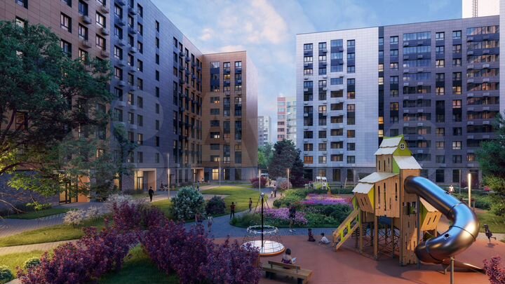 2-к. квартира, 54,7 м², 1/15 эт.