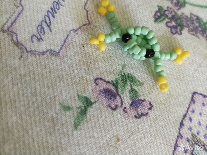 Лягушка из бисера