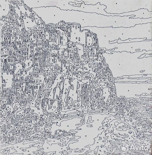 Картина по номерам новая