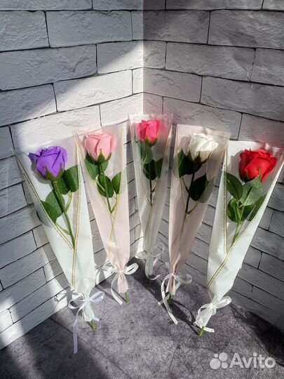 Букеты из мыльных цветов