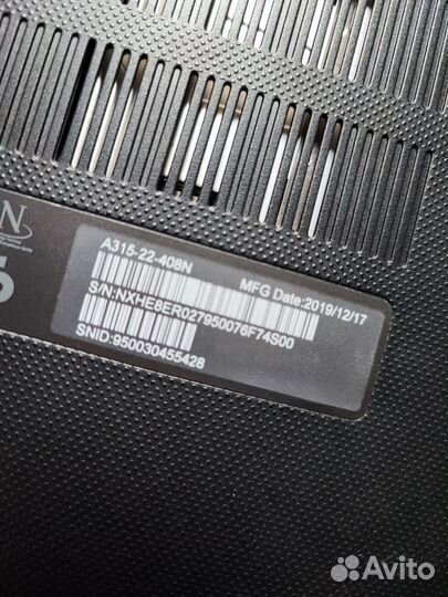 Ноутбук Acer Aspire 3