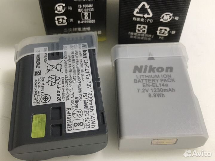 Аккумуляторы EN-EL14 EN-EL15 enel14a enel15a Nikon
