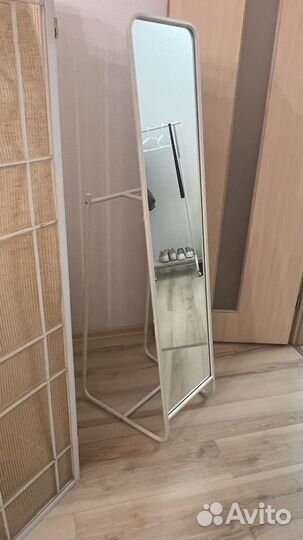 Зеркало напольное белое кнаппер бу