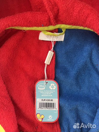 Халат новый подарок disney велюр 18-24 оригинал