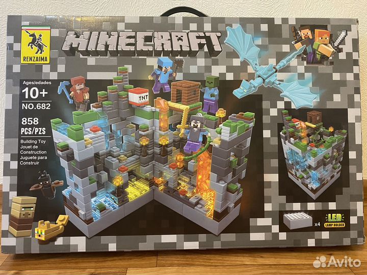 Конструктор майнкрафт светящийся