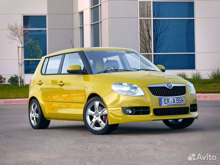 Ковер в багажник для Skoda Fabia в кузове 5J2 HB