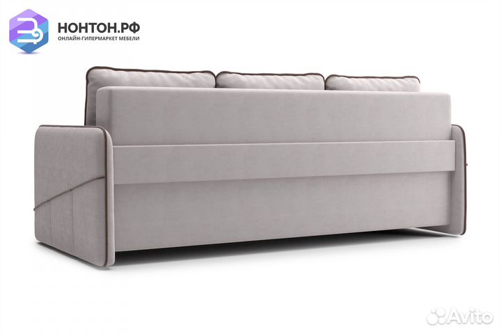 Диван еврокнижка Энерджи 3-х местный бежевый