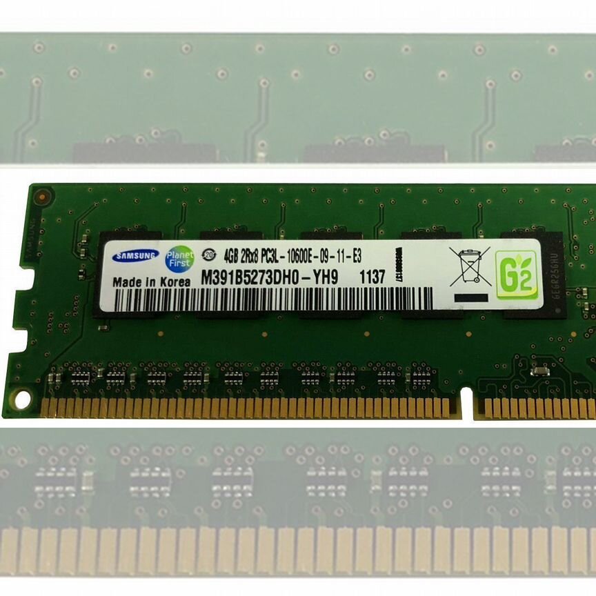 [M391B5273DH0-YH9] Оперативная Память Samsung 4gb M391b5273dh0-Yh9