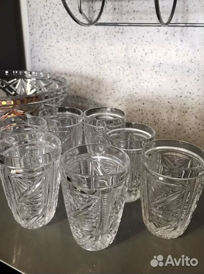 Хрустальные рюмки СССР