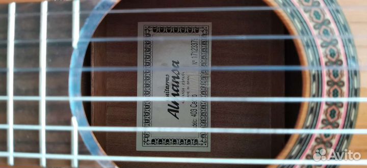 Классическая гитара almansa 403 Cedar 4/4 и чехол