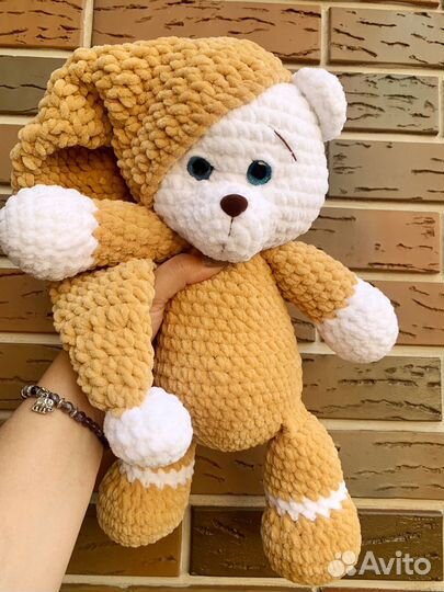 Плюшевый мишка. Вязанные игрушки