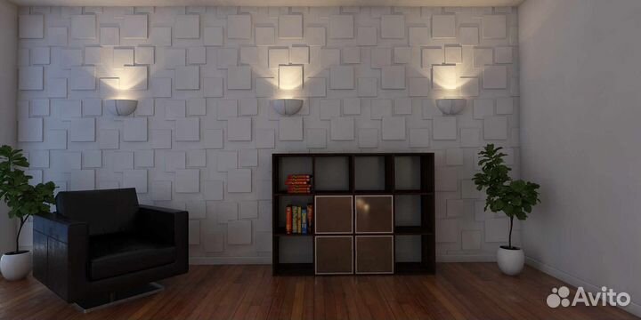 Гипсовая 3D панель 