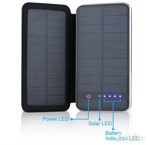 Внешний аккумулятор на солнечных батареях