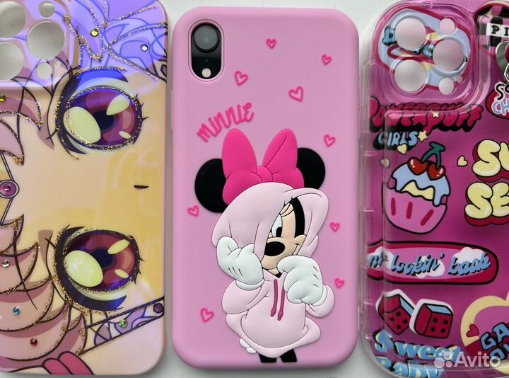 Чехол для iPhone XR Минни и 13 pro max