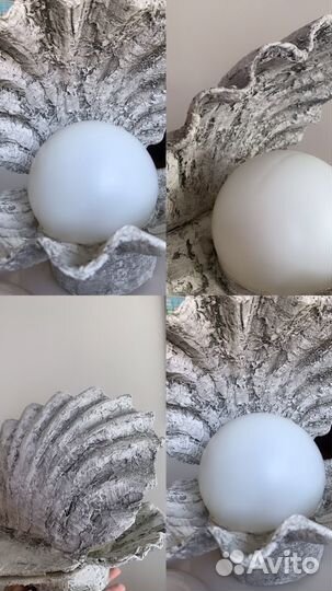 Декоративный светильник Ракушка с жемчужиной