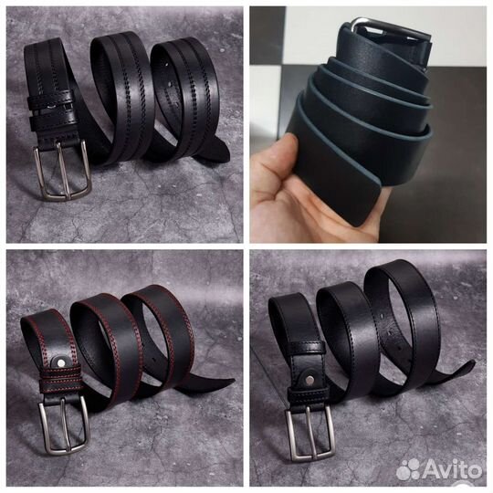 Мужской кожаный ремень