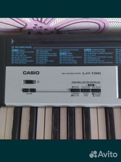 Синтезатор casio lk-136