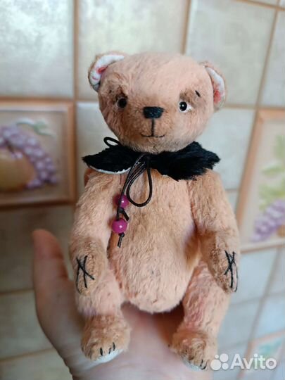 Мишка тедди коллекционный ручная работа
