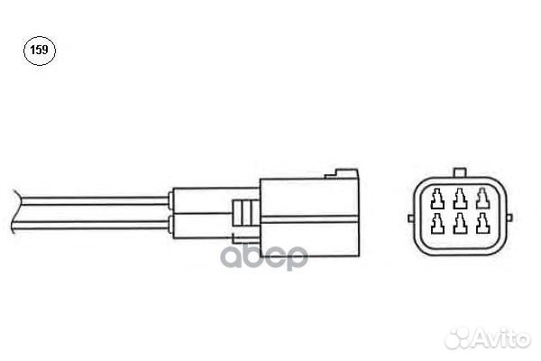Датчик кислородный 93269 LZA07-MD17 LZA07MD17 NGK