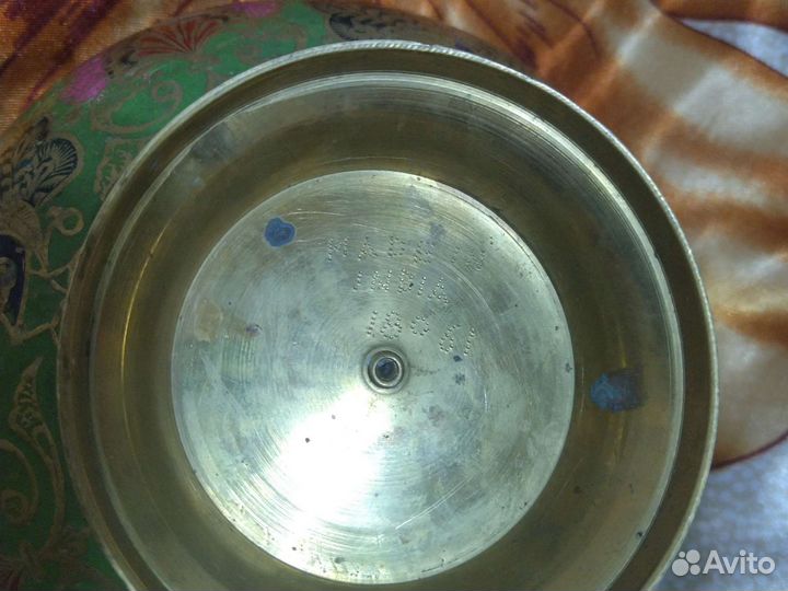 Ваза для фруктов Латунь Индия Винтаж