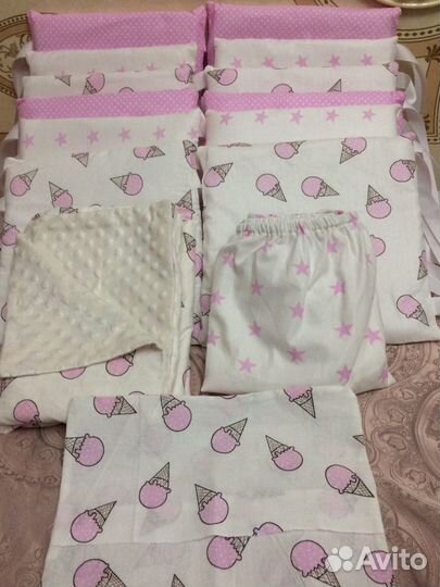 Новый набор бортиков в детскую кроватку