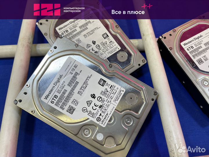 6tb Жесткий диск WD Ultrastar DC HC310