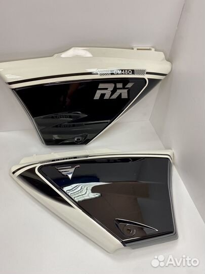 Крышки боковые (аккмулятора) мопед Альфа RX, GS