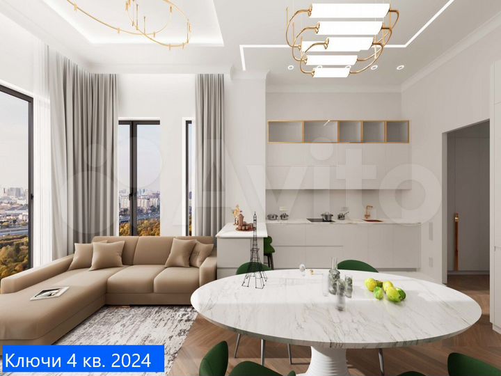 2-к. квартира, 63,5 м², 3/4 эт.